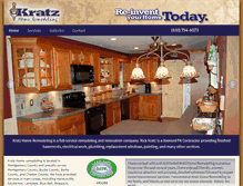 Tablet Screenshot of kratzhomeremodeling.net